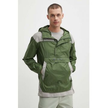 Columbia windbreaker TERREX Challenger culoarea verde, de tranziție 1714291