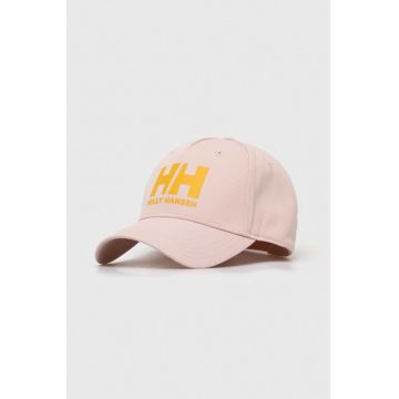 Helly Hansen șapcă de baseball din bumbac HH Ball Cap 67434 001 culoarea roz, cu imprimeu 67434 Helly Hansen șapcă de baseball din bumbac HH Ball Cap 67434 001 culoarea roz, cu imprimeu 67434