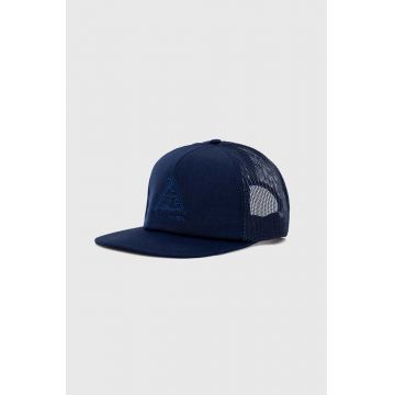 Helly Hansen sapca culoarea albastru marin, cu imprimeu, 67155