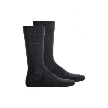 Set de sosete lungi 25955 - 2 perechi - Gri antracit
