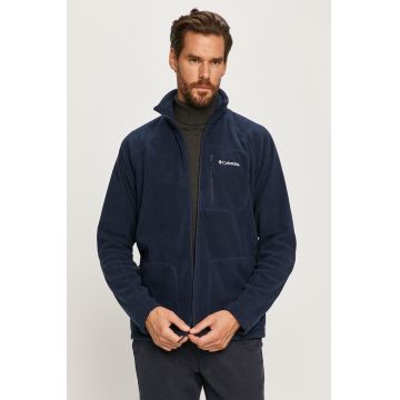 Columbia Bluză bărbați, culoarea albastru marin, material neted 1420421-013