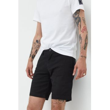 Deus Ex Machina pantaloni scurti barbati, culoarea negru