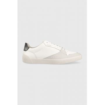 HUGO sneakers Zero Tenn culoarea alb
