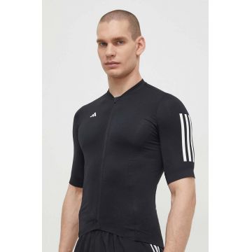 adidas Performance tricou de ciclism culoarea negru, cu imprimeu, IR7933