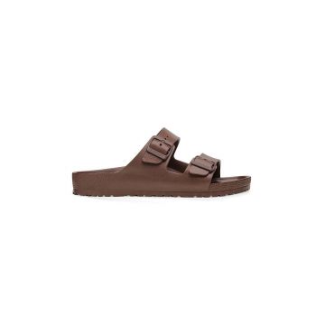 Birkenstock papuci Arizona Eva barbati, culoarea maro, 1027328