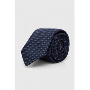 HUGO cravata culoarea albastru marin