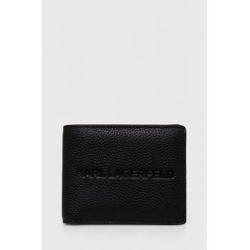 Karl Lagerfeld portofel barbati, culoarea negru
