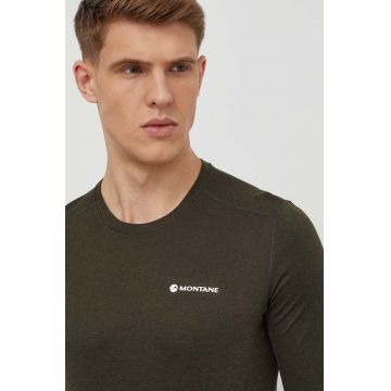 Montane longsleeve funcțional Dart culoarea verde