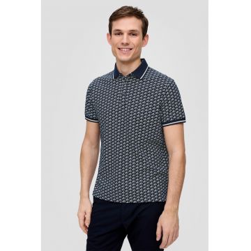 Tricou polo cu model abstract