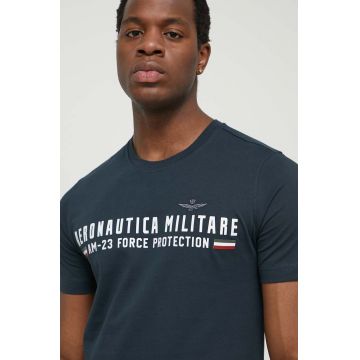 Aeronautica Militare tricou din bumbac barbati, cu imprimeu