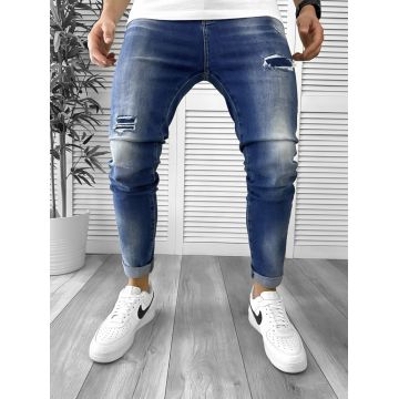 Blugi barbati conici albastri 5793 P18-1.1