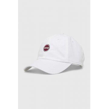 Colmar șapcă de baseball din bumbac culoarea alb, cu imprimeu