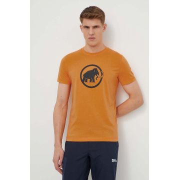 Mammut tricou sport Core culoarea portocaliu, cu imprimeu