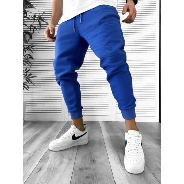 Pantaloni de trening albastri conici  k041 N4-4