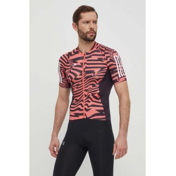 adidas Performance tricou de ciclism culoarea rosu, modelator, IN4591