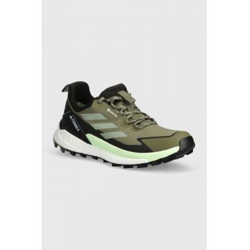 adidas TERREX pantofi Free Hiker 2 Low GTX barbati, culoarea verde, IE5104