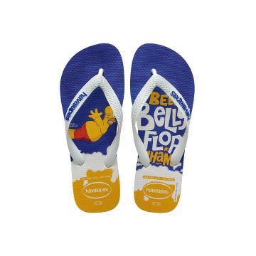 Havaianas slapi SIMPSONS culoarea alb, 4137889.7462