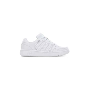 K-Swiss sneakers din piele COURT PALISADES culoarea alb K-Swiss sneakers din piele COURT PALISADES culoarea alb