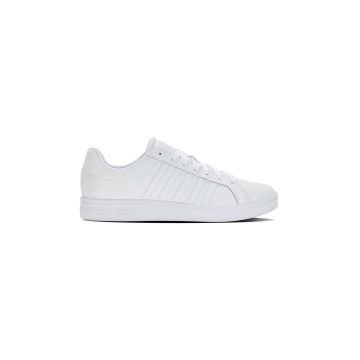 K-Swiss sneakers din piele COURT TIEBREAK culoarea alb, 07011.154.M K-Swiss sneakers din piele COURT TIEBREAK culoarea alb, 07011.154.M