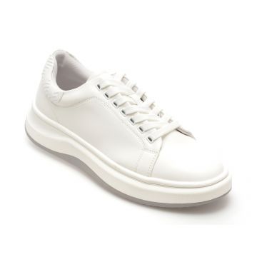 Pantofi casual ALDO albi, 13555892, din piele ecologica