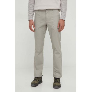 Columbia pantaloni Flex ROC Utility barbati, culoarea gri, drept, 2054024