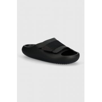 Crocs papuci Mellow Luxe Recovery Slide culoarea negru, 209413