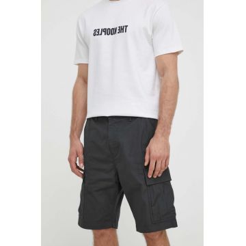 Levi's pantaloni scurti din bumbac culoarea negru