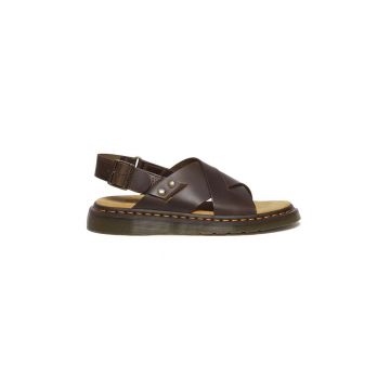 Dr. Martens sandale de piele Zane barbati, culoarea maro, DM31577375 Dr. Martens sandale de piele Zane barbati, culoarea maro, DM31577375