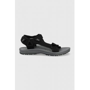 Jack Wolfskin sandale Wave Breaker bărbați, culoarea negru 4052011