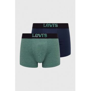 Levi's boxeri 2-pack barbati, culoarea verde