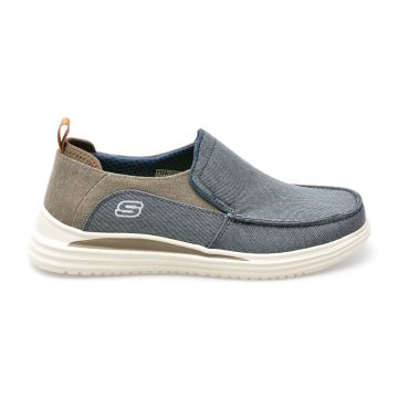 Pantofi sport SKECHERS bleumarin, PROVEN, din material textil