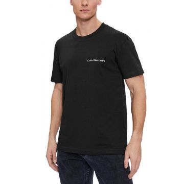 Tricou Calvin Klein Jeans Negru Din Bumbac