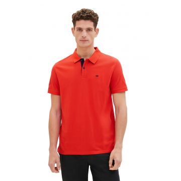 Tricou polo din bumbac pique