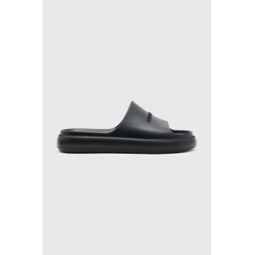 AllSaints papuci Dune barbati, culoarea negru, MF700X