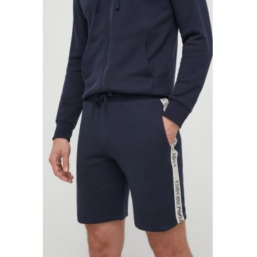 Emporio Armani Underwear pantaloni scurți de lounge culoarea albastru marin, 111004 4R571