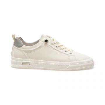 Pantofi casual EPICA albi, 37101, din piele naturala