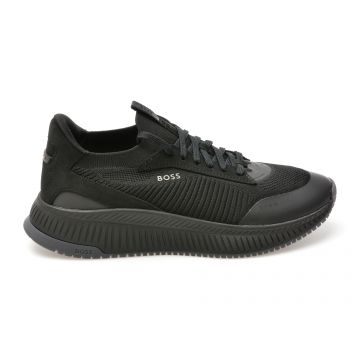 Pantofi sport BOSS negri, 89041, din material textil