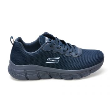 Pantofi sport SKECHERS bleumarin, BOBS B FLEX B FLEX, din material textil
