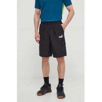 Puma pantaloni scurți bărbați, culoarea negru, 679731