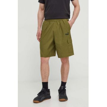 Puma pantaloni scurți bărbați, culoarea verde, 679731