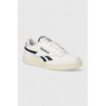 Reebok Classic sneakers din piele Club C culoarea alb, 100074211 Reebok Classic sneakers din piele Club C culoarea alb, 100074211