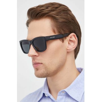 Saint Laurent ochelari de soare barbati, culoarea negru