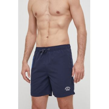 Superdry pantaloni scurti de baie culoarea albastru marin