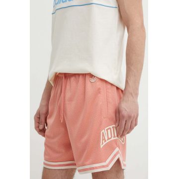 adidas Originals pantaloni scurti barbati, culoarea roz, IS2918