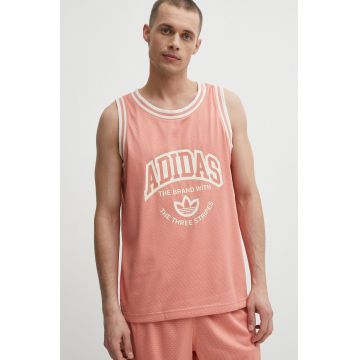 adidas Originals tricou barbati, culoarea roz, IS2899