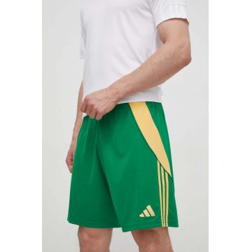 adidas Performance pantaloni scurți de antrenament Tiro24 culoarea verde, IT2414