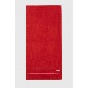 BOSS prosop din bumbac Plain Red 70 x 140 cm