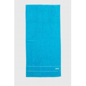 BOSS prosop Plain River Blue 70 x 140 cm