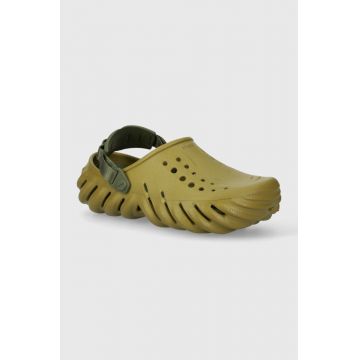 Crocs papuci X - (Echo) Clog barbati, culoarea verde, 207937