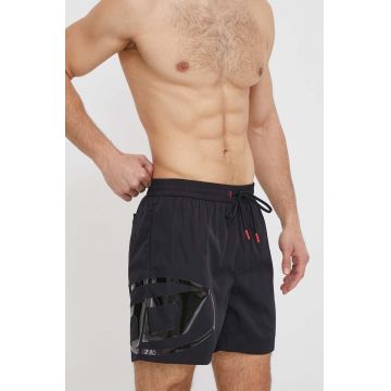 Diesel pantaloni scurti de baie culoarea negru